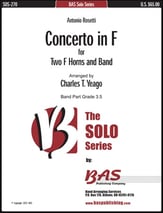 Concerto in F for Two Horns and Band Concert Band sheet music cover